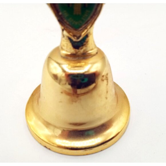 Dinner Bell Oklahoma The Sooner State Gold Buffalo Vintage 3.25 Inch Souvenir - Picture 6 of 13